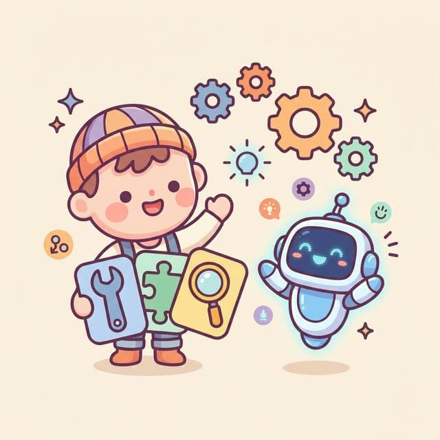 孩子教 AI 機器人學習新技能