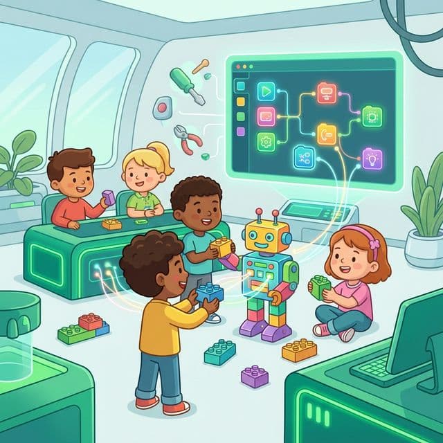 學生們一起構建 AI 智能體